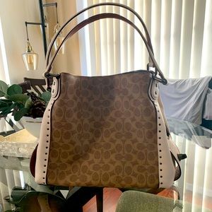 Coach Signature C Leather Handbag